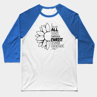 Faithful Bloom Baseball T-Shirt